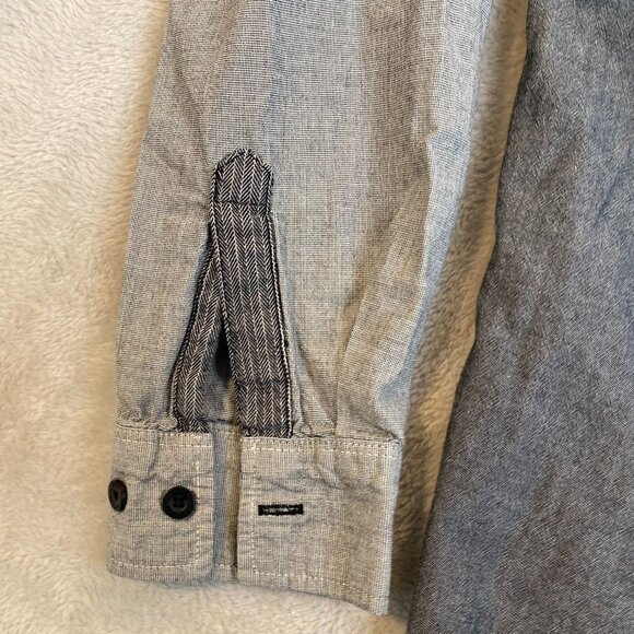 Vans Mens Shirt Size XL Long Sleeve Button Up Two-Tone Casual Travel Classic - Picture 7 of 8